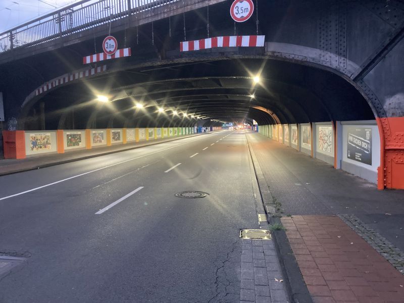 Kostenlose farbliche Aufwertung der Unterführung Wilhelmstraße in Hamm